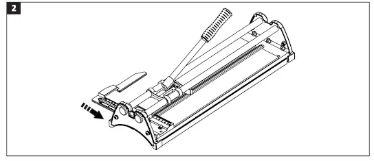 MEEC TOOLS 013457 600mm Tile Cutter fig 3