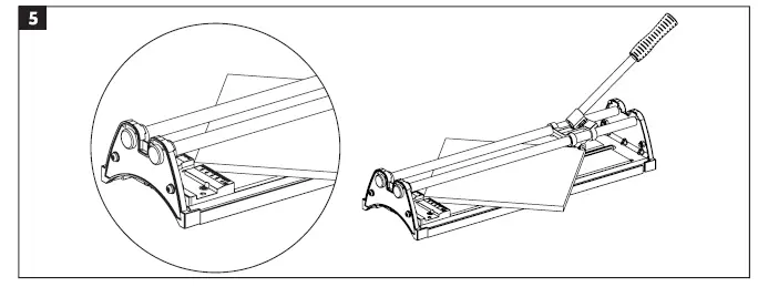 MEEC TOOLS 013457 600mm Tile Cutter fig 5