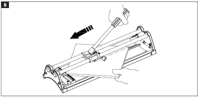 MEEC TOOLS 013457 600mm Tile Cutter fig 6