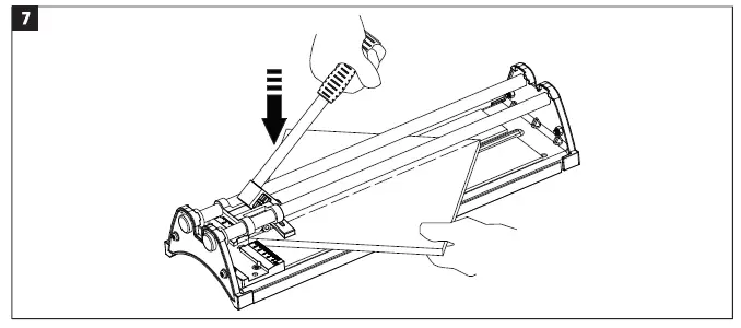MEEC TOOLS 013457 600mm Tile Cutter fig 7