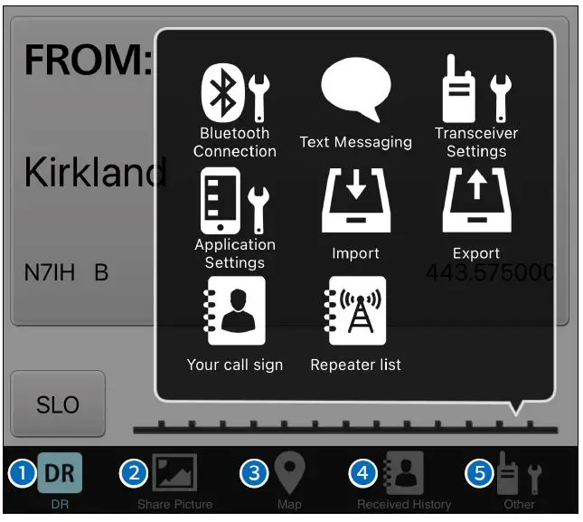 iCOM RS-MS1I iOS Application-1