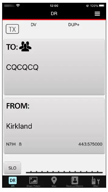 iCOM RS-MS1I iOS Application-2