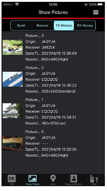 iCOM RS-MS1I iOS Application-5