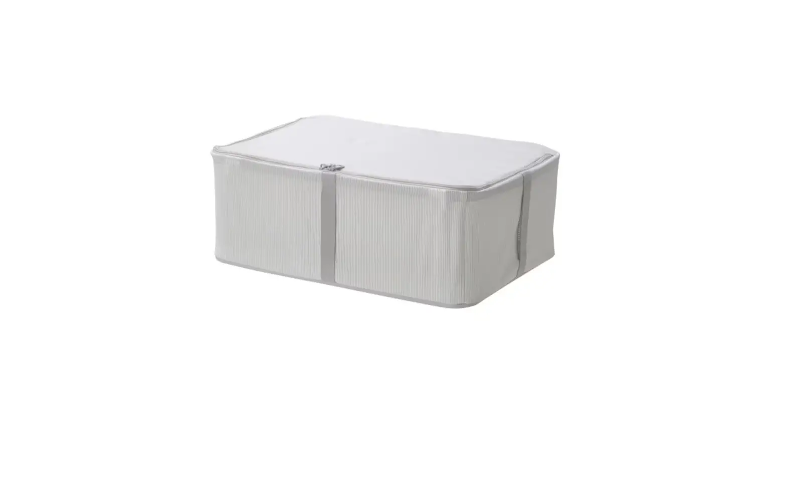 Ikea Hemmafixare Storage Case Fabric Striped White-grey Instruction Manual