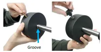 iOptron AZ Mount Pro Level and Go Altazimuth Mount - Install Counterweight 2