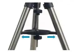 iOptron AZ Mount Pro Level and Go Altazimuth Mount - Lock Mount