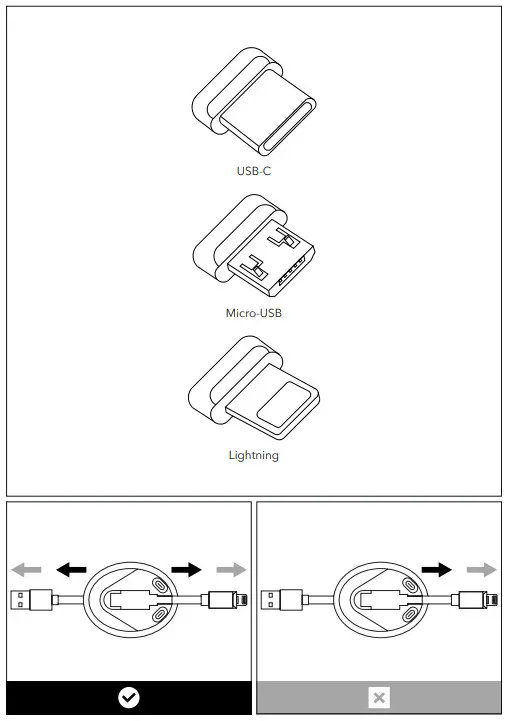 PROZIS 1645308092 3-In-1 Retractable Magnetic USB