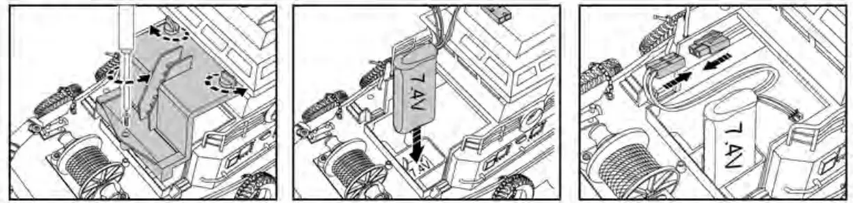 HENG LONG 3810 63cm 2 4G RC Boat Paddle with Water Cooling Toy-fig3