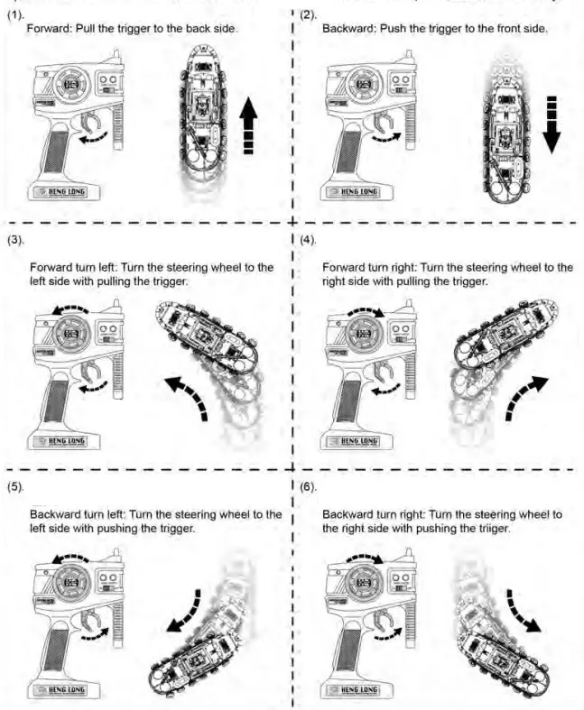 HENG LONG 3810 63cm 2 4G RC Boat Paddle with Water Cooling Toy-fig7