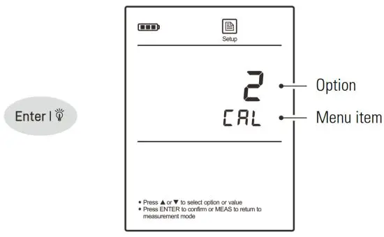 BANTE 520 Portable Conductivity Meter - Press the