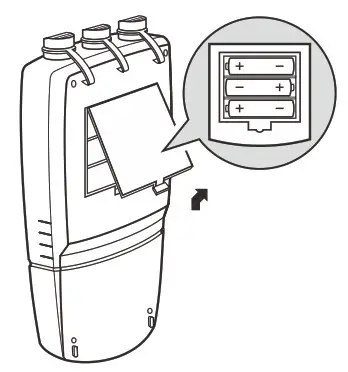 BANTE 520 Portable Conductivity Meter - Replace the battery