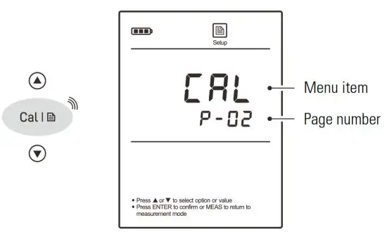 BANTE 520 Portable Conductivity Meter - Setting a Default Option