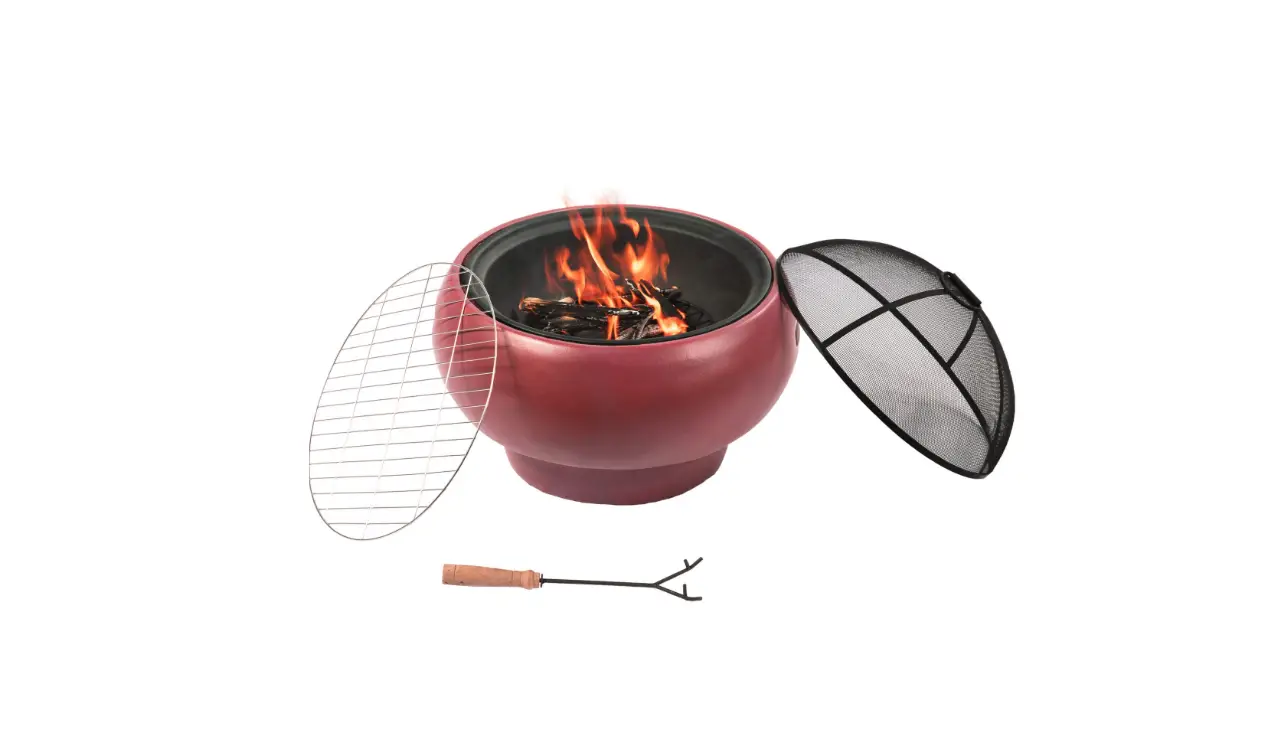Teamson Home Hr17501ac Peaktop Wood Burning Fire Pit Instruction Manual