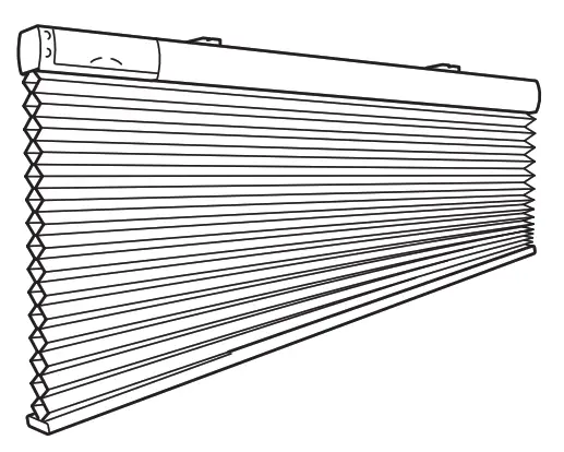 IKEA PRAKTLYSING Cellular Blind Wireless Battery Operated - unbalanced