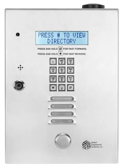 Select Entry -Systems- TEC1ACL- Telephone -Entry System-fig 2