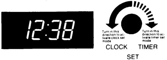 MAYTAG 4348340 Free Standing Gas Range - TO SET THE CLOCK