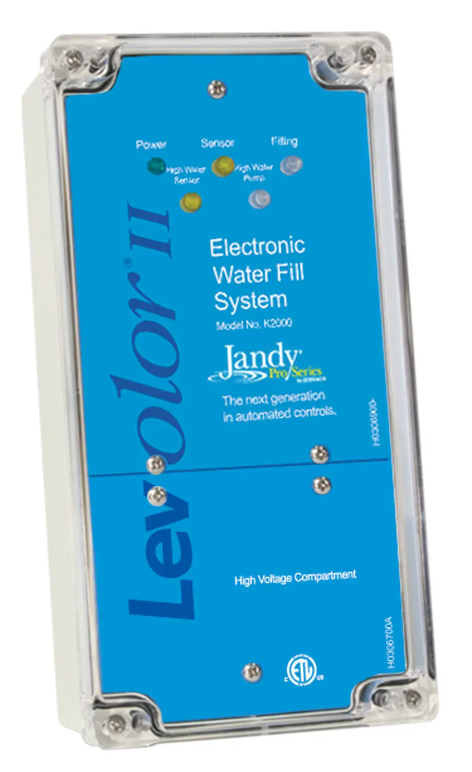 Jandy Pro Series Levolor Ii Electronic Water Leveler Installation Guide