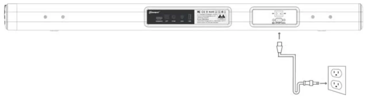 Chaowei CW210 DigitalBasics S2 37 Inch TV Soundbar Speaker - fig 6