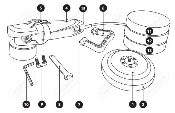 VonHaus-3500023-600W-Dual-Action-Polisher-with-Accessory-Set-FIG-2