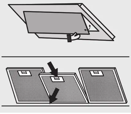 schweigen DS3326 9S Silent Wallmount Rangehood 900mm - filters
