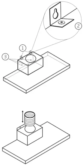 schweigen DS3326 9S Silent Wallmount Rangehood 900mm - suspension