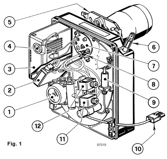 RIELLO RG2D Light Oil Burner - BURNER DESCRIPTION