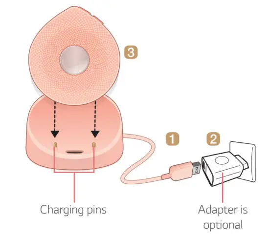 LG BCP1 Pra.L Cleanser Ultrasonic Facial Cleaner Brush Device - figure 3