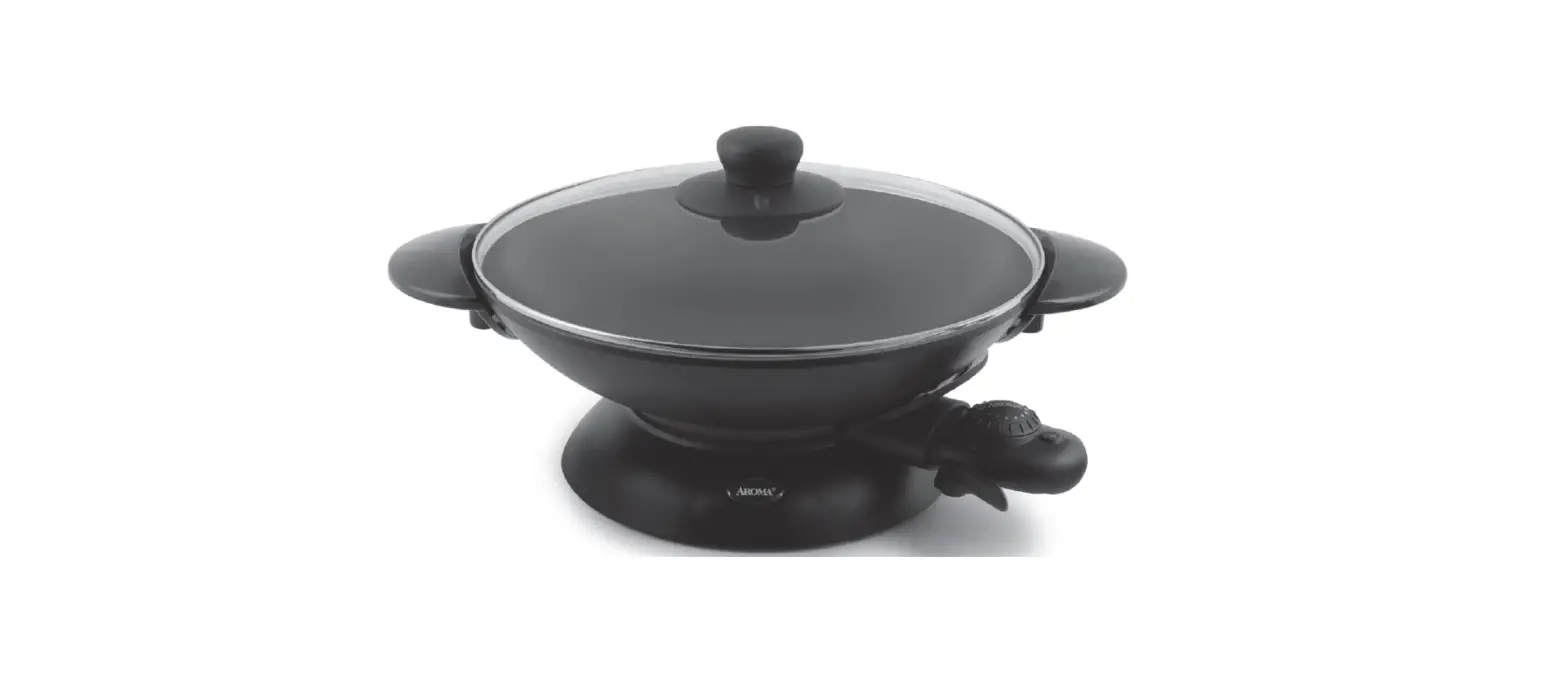 Aroma Aew-307 5-quart Electric Wok Instruction Manual Aroma Aew-307 5-quart Electric Wok Instruction Manual