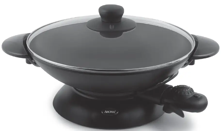 AROMA AEW-307 5-Quart Electric Wok
