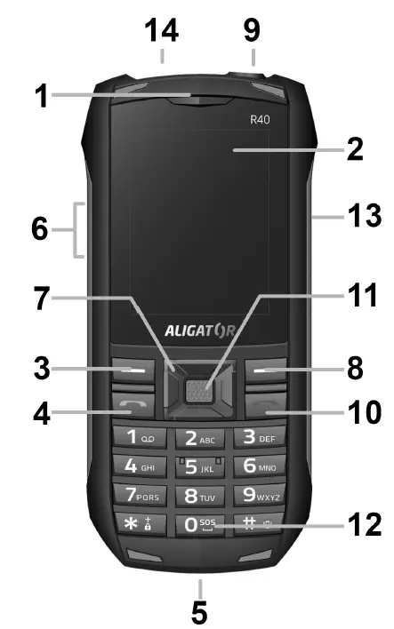 aligator R40 eXtremo Waterproof phone-FIG1