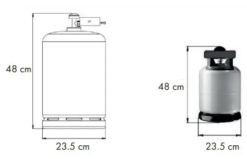 KLARSTEIN 10034712 TOMAHAWK Gas Grill Instruction Manual - How to change your cylinder