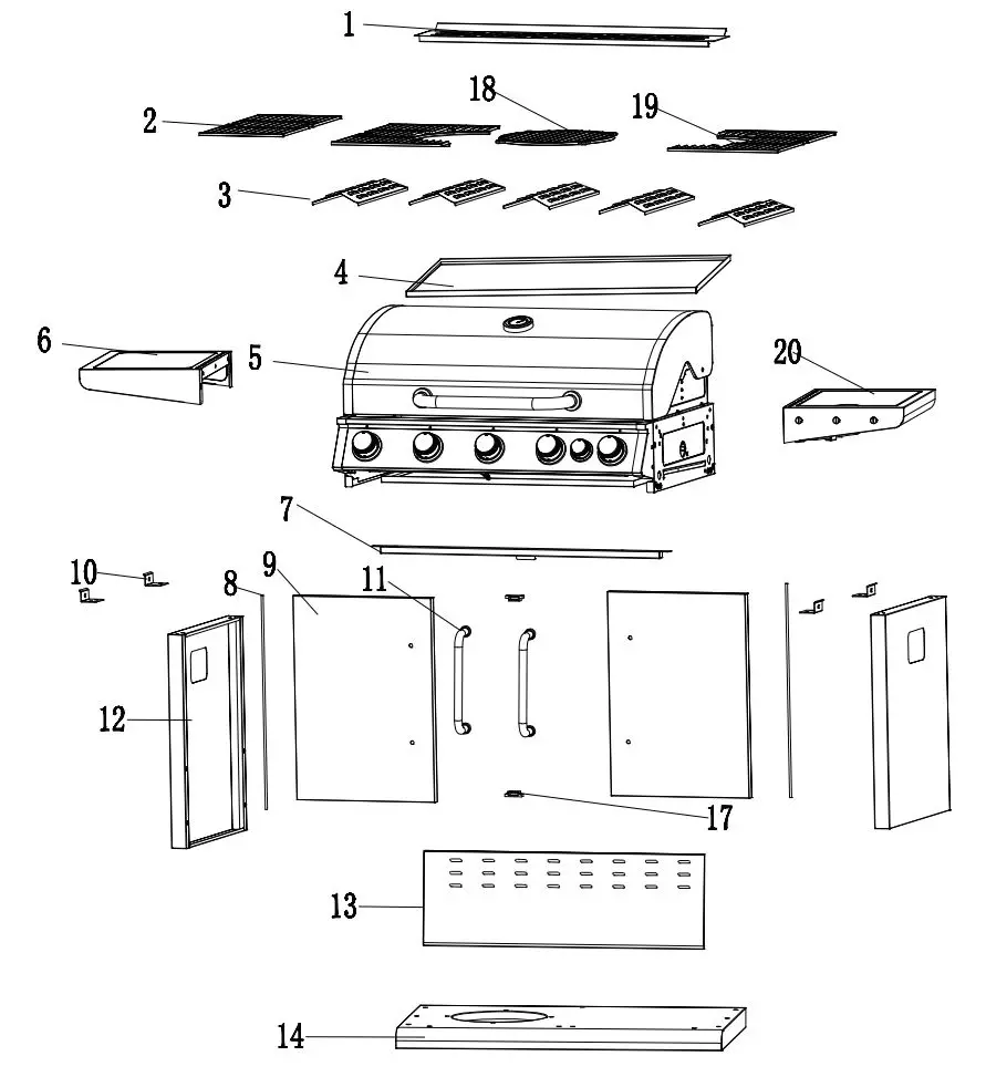 KLARSTEIN 10034712 TOMAHAWK Gas Grill Instruction Manual - INSTALLATION