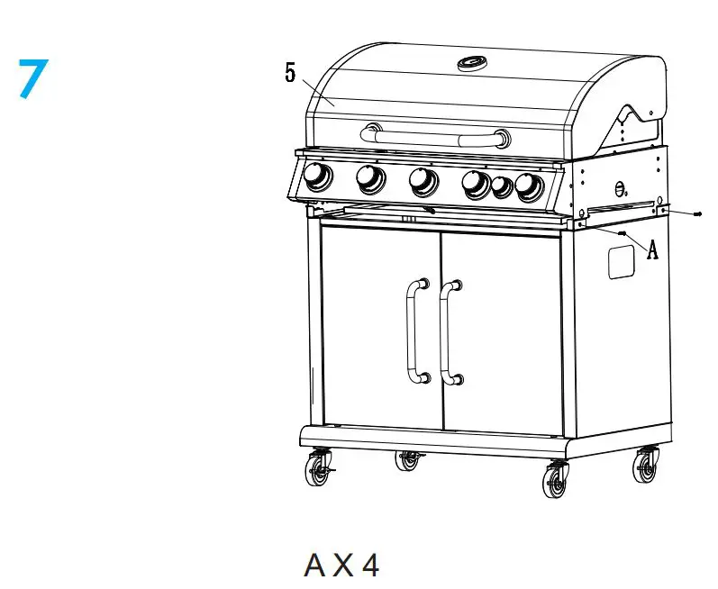 KLARSTEIN 10034712 TOMAHAWK Gas Grill Instruction Manual - INSTALLATION