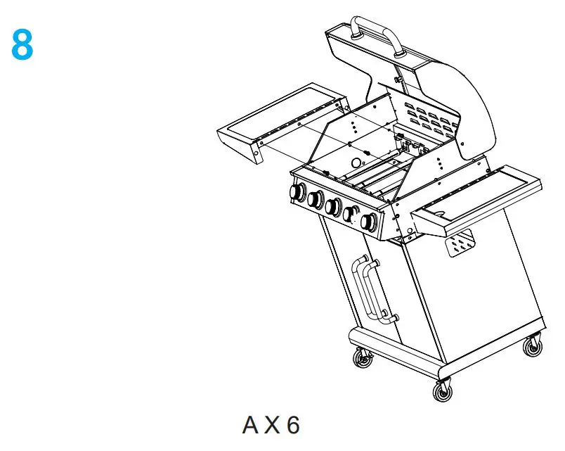 KLARSTEIN 10034712 TOMAHAWK Gas Grill Instruction Manual - INSTALLATION