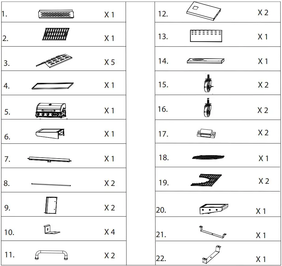 KLARSTEIN 10034712 TOMAHAWK Gas Grill Instruction Manual - INSTALLATION