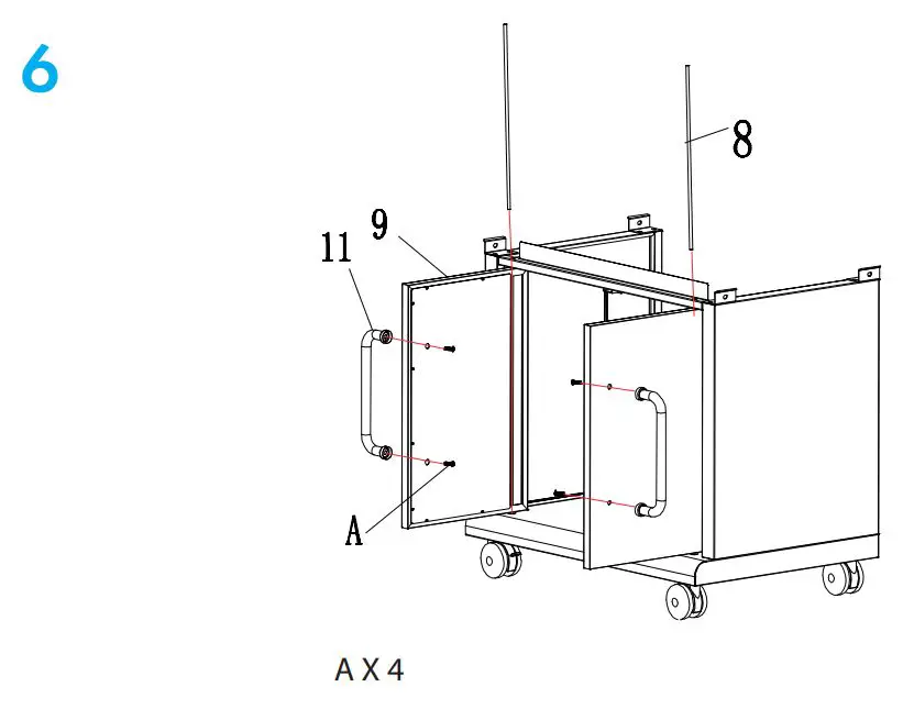 KLARSTEIN 10034712 TOMAHAWK Gas Grill Instruction Manual - INSTALLATION