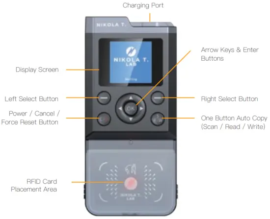 NIKOLA T ICOPY X RFID Card Cloning Device - Fig 1