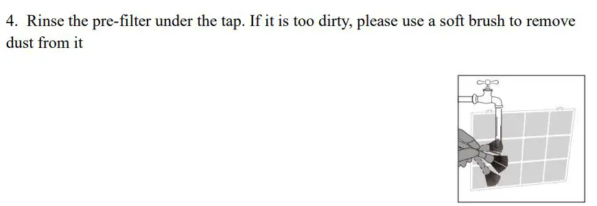 TCL Breeva Pro 400 Premium Air Purifier Instruction Manual - How to clean the filter