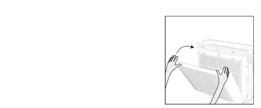 TCL Breeva Pro 400 Premium Air Purifier Instruction Manual - How to clean the filter