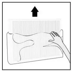 TCL Breeva Pro 400 Premium Air Purifier Instruction Manual - Remove all packaging from the filter