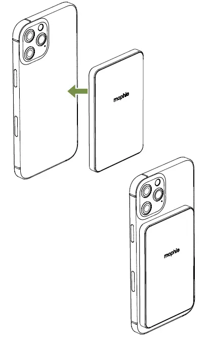 mophie 401107911 Snap+ Juice Pack Mini Wireless Portable Magnetic Charger-fig3