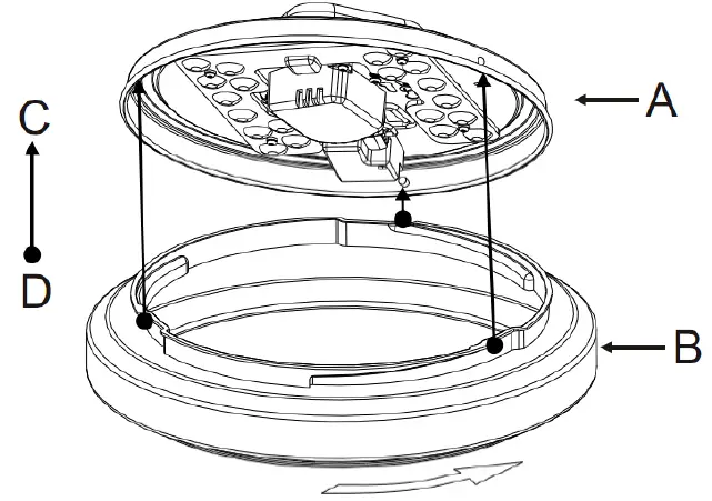 ETI SOLID STATE LIGHTING 54074491 LED Ceiling Lamp-FIG8