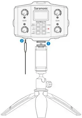 Saramonic SmartMixer 4C 4-Channel Audio Mixer with Phantom Power-fig5