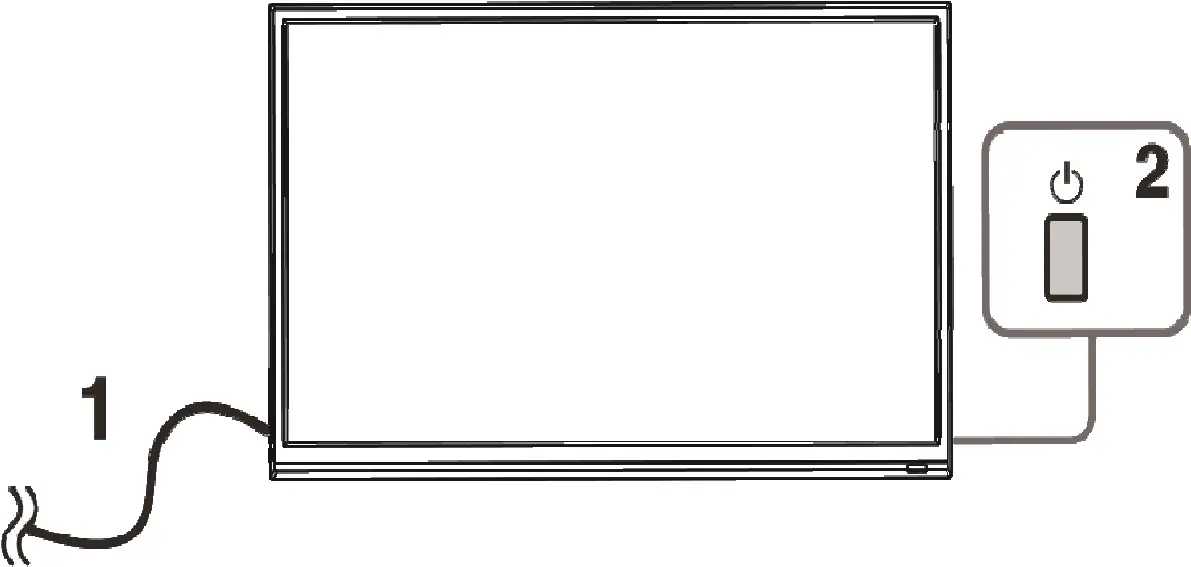 electriQ Curved LED Monitor -INITIAL SETUP