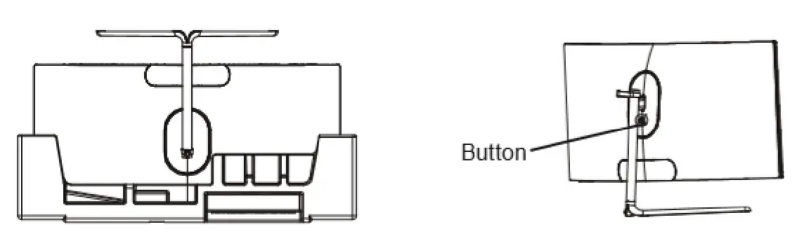 electriQ Curved LED Monitor - Use both hands