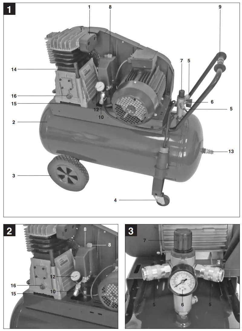 Einhell TE AC 480 Compressor -