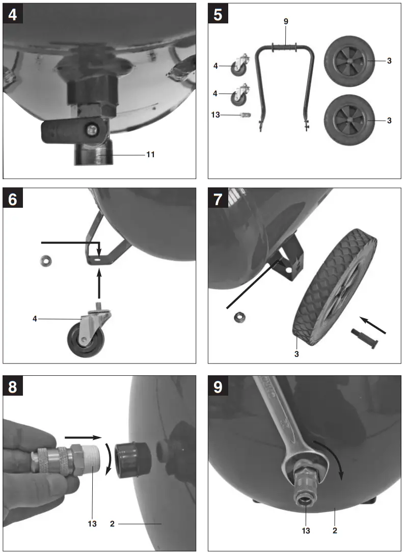 Einhell TE AC 480 Compressor - 1