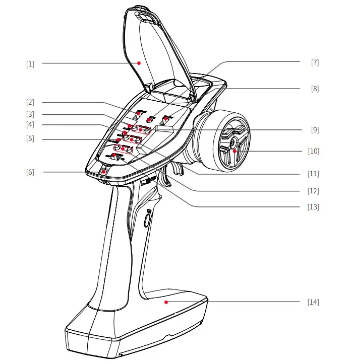 Flysky FS VK G4P Digital Proportional Radio Control System - figure 1