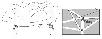 Walk In Metal Green Greenhouse Portable Pop Up Garden - fig1
