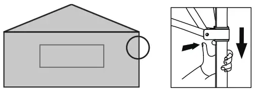Walk In Metal Green Greenhouse Portable Pop Up Garden - fig6
